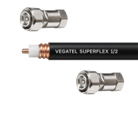 Кабельная сборка VEGATEL SuperFlex-1/2 (ГОСТ) (4.3-10-male - 4.3-10-male) 3м
