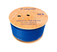Кабель коаксиальный VEGATEL 10D-FB Cu (ГОСТ, синий)