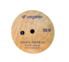 Кабель коаксиальный VEGATEL 10D-FB Cu (ГОСТ, синий)