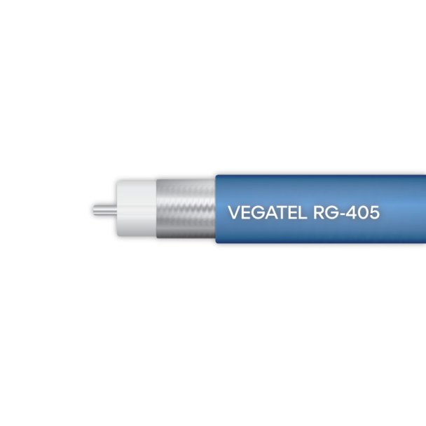 Кабель коаксиальный VEGATEL RG-405 (FEP, SF-086)
