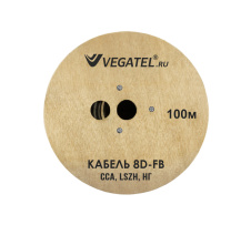 Кабель коаксиальный VEGATEL 8D-FB (ГОСТ, черный)